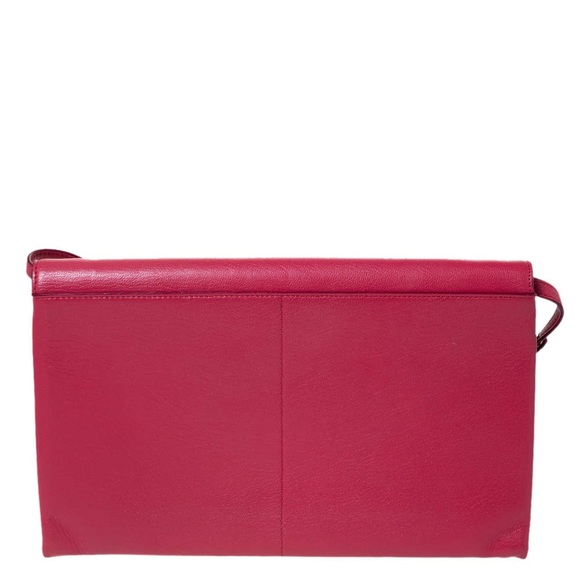 CÉLINE Folded Clutch - Berry - Picture 6 of 12
